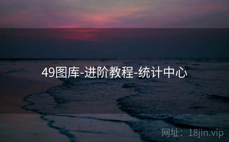 49图库-进阶教程-统计中心